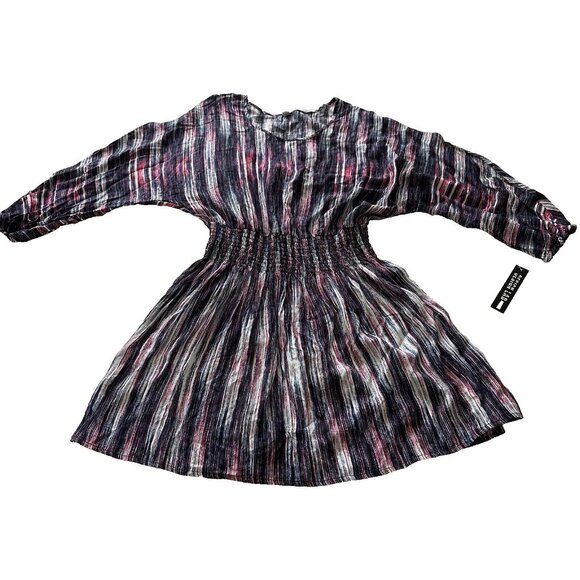 Lord & Taylor Dresses & Skirts - Lord & Taylor Design Lab Cold Shoulder Cinched Waist Mini Dress Multi Color LG